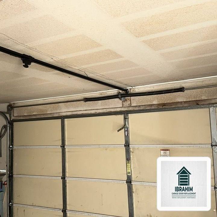 Off-Track Garage Door Emergency Realignment & Laser Calibration in Stafford, TX